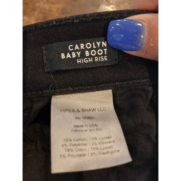 Veronica Beard Jeans Carolyn Baby Boot high rise button fly 25 - Picture 5 of 10